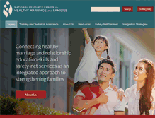 Tablet Screenshot of healthymarriageandfamilies.org